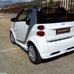 Body Kit in color white rear Smart Fortwo 451