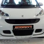 Front Spoiler for Smart Fortwo 451 in color crystal white