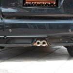Rear valance for Smart Fortwo 451 in color deep black